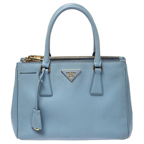 prada blue tote purse|light blue prada bag.